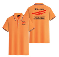 Thumbnail for Life is a journey Enjoy Polo Shirt - view 8
