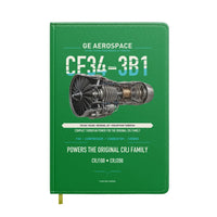 Thumbnail for CF34-3B1 design on green notebook