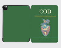 Thumbnail for Yellowstone Regional Airport (COD) design on green ipad tablet case
