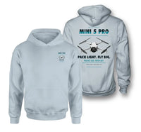 Thumbnail for DJI Mini 5 Pro design on light blue hoodie