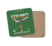Thumbnail for Airbus A330 MRTT design on green 1 piece coaster