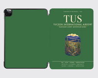 Thumbnail for Tucson International Airport (TUS) design on green ipad tablet case