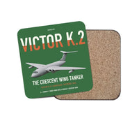Thumbnail for Handley Page Victor K.2 design on green 1 piece coaster