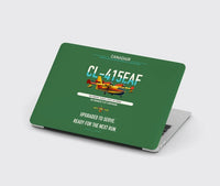 Thumbnail for Canadair CL-415EAF design on green MacBook case
