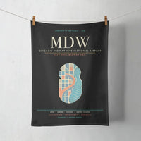 Thumbnail for Chicago Midway International Airport MDW - Black