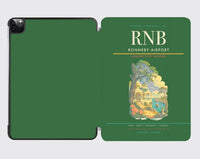 Thumbnail for Ronneby Airport (RNB) design on green ipad tablet case