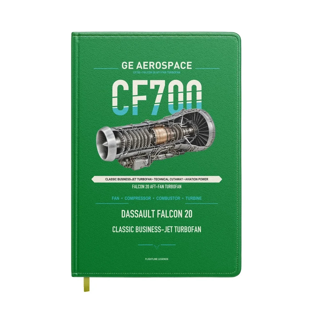 CF700 design on green notebook