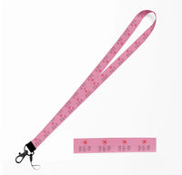 Thumbnail for Aviation Alphabet 2 lanyard - pink