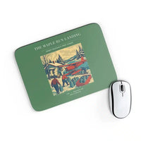 Thumbnail for VINTAGE G4398 - The Maple Run Landing - Designed Mouse Pads design on green rectangle