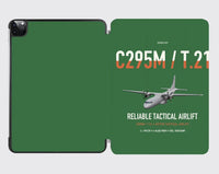 Thumbnail for Airbus C295M T.21 design on green ipad tablet case