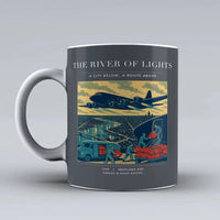 Thumbnail for VINTAGE G4152 - The River Of Lights - Ceramic Mug design on gray
