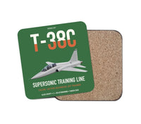 Thumbnail for T-38C Talon design on green 1 piece coaster