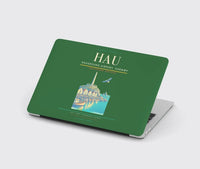 Thumbnail for Haugesund Airport, Karmøy (HAU) design on green MacBook case