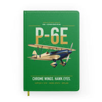 Thumbnail for Curtiss P-6E Hawk design on green notebook