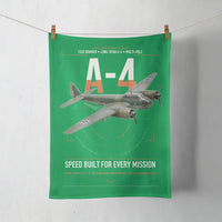 Thumbnail for Junkers Ju 88A-4 design on green towel