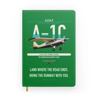 Thumbnail for Aviat Husky A-1C-180 design on green notebook