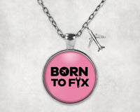 Thumbnail for Born To Fix Airplanes Necklace - view 8