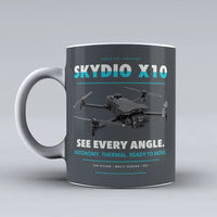 Thumbnail for X10 Mug design on gray skydio