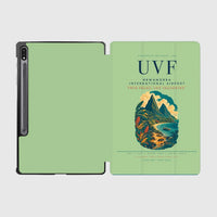 Thumbnail for Hewanorra International Airport (UVF) design on light green samsung tablet tablet case