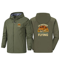 Thumbnail for I'd Rather Be Flying Rain Jacket - view 8