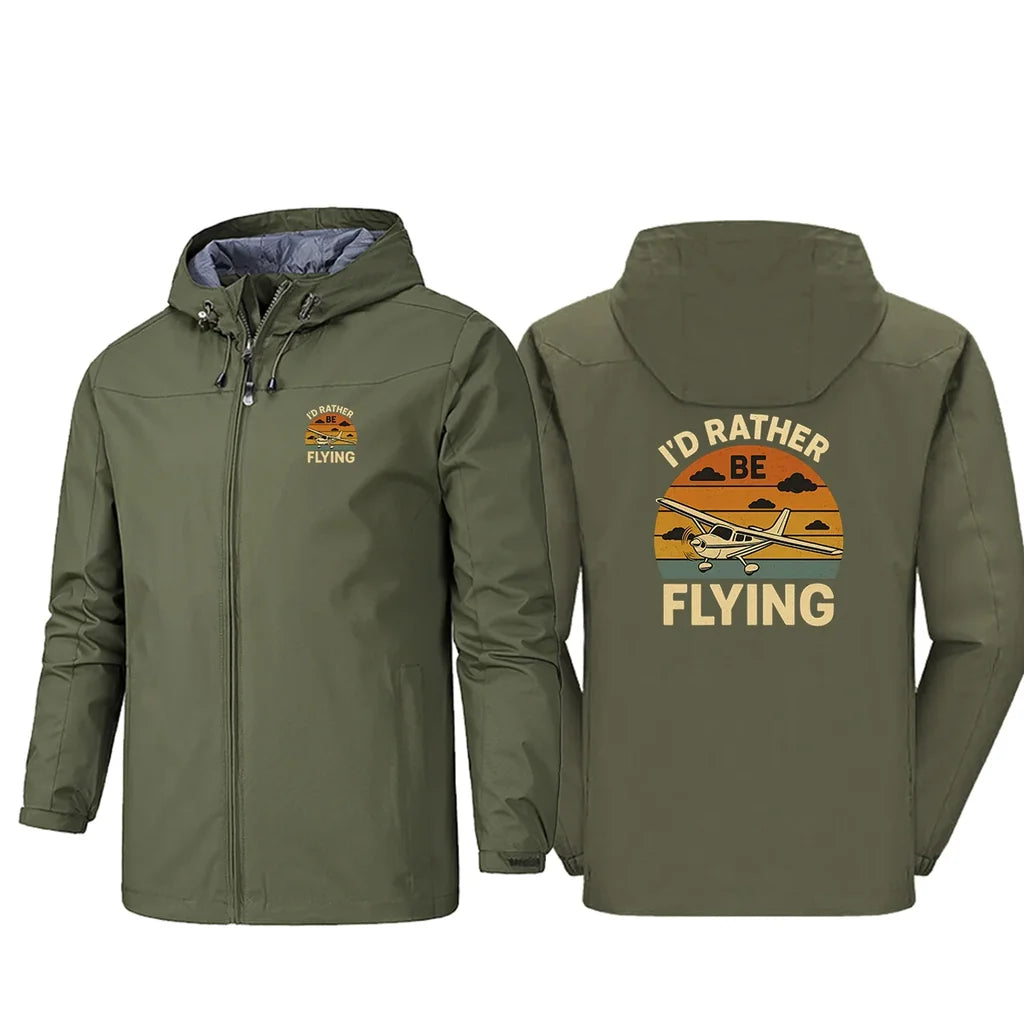 I'd Rather Be Flying Rain Jacket - view 8