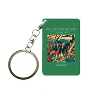 Thumbnail for VINTAGE G4103 - The Charter To The Games - Designed Key Chain design on green