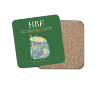 Thumbnail for Borg El Arab Airport (HBE) design on green 1 piece coaster