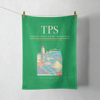 Thumbnail for Vincenzo Florio Airport Trapani-Birgi (TPS) design on green towel