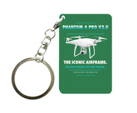 Thumbnail for DJI Phantom 4 Pro V2.0 Key Chain design on green key chain