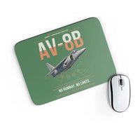 Thumbnail for AV-8B Harrier II design on green rectangle mouse pad