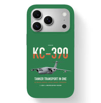 Thumbnail for Embraer KC-390 Millennium design on green magsafe iphone case, for iPhone 17 Pro