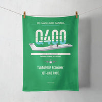 Thumbnail for De Havilland Dash 8-400 design on green towel