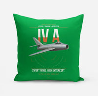 Thumbnail for Dassault Mystère IV A design on green pillow
