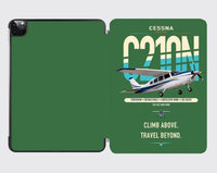 Thumbnail for Cessna T210N Centurion design on green ipad tablet case