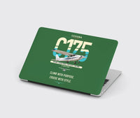Thumbnail for Cessna 175 Skylark design on green MacBook case