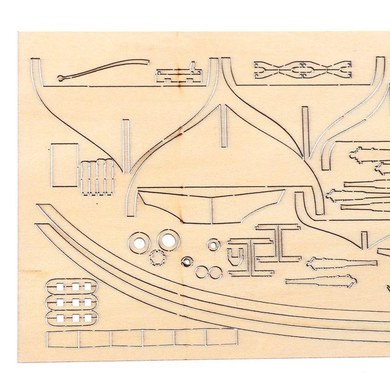 Newport Handmade Wooden Sailboat Model - view 9