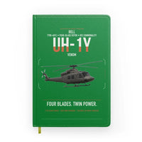 Thumbnail for Bell UH-1Y Venom design on green notebook