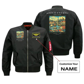 Kristiansand City Series Bomber Jacket