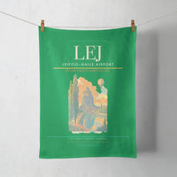 Thumbnail for Leipzig–Halle Airport (LEJ) design on green towel