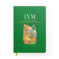 Thumbnail for Madurai Airport (IXM) design on green notebook