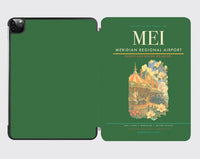 Thumbnail for Meridian Regional Airport (MEI) design on green ipad tablet case