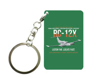 Thumbnail for RC-12X GUARDRAIL Key Chain design on green key chain