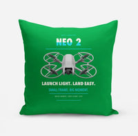 Thumbnail for DJI Neo 2 design on green pillow