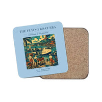 Thumbnail for The Flying Boat Era - Designed Coasters design on light blue 1-piece