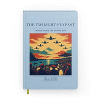 Thumbnail for VINTAGE G4260 - The Twilight Flypast - Designed Notebooks design on lightblue