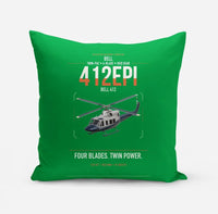 Thumbnail for Bell 412EPI design on green pillow