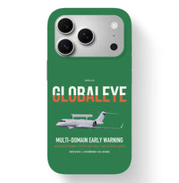 Thumbnail for Saab GlobalEye design on green magsafe iphone case, for iPhone 17 Pro
