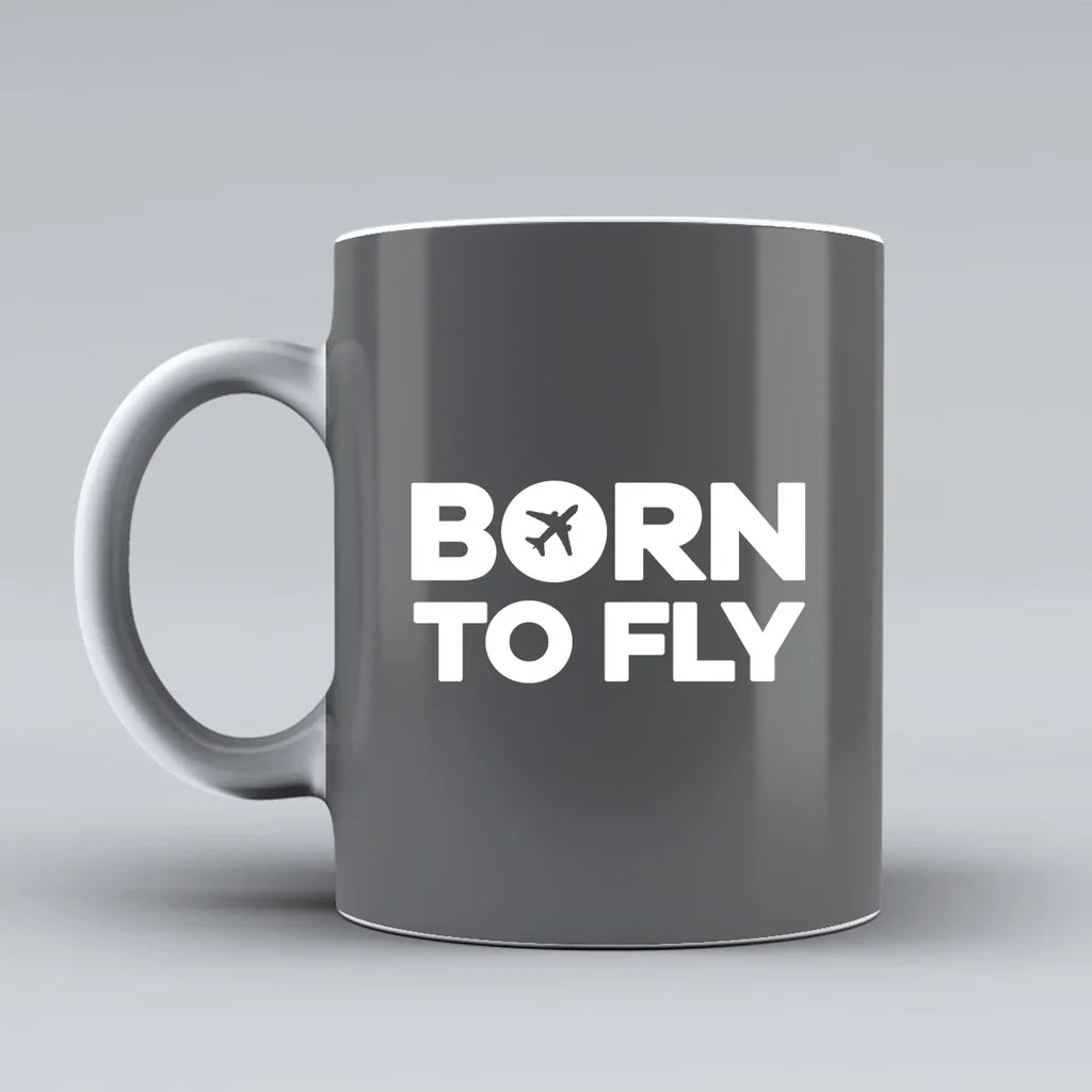 Customisable Born to Fly Mug - view 8
