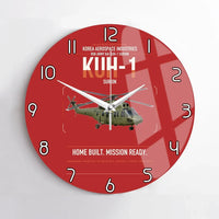 Thumbnail for Korea Aerospace Industries KUH-1 Surion design on red no frame wall clock