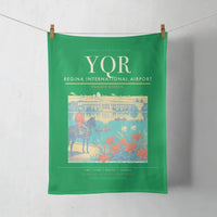 Thumbnail for Regina International Airport (YQR) design on green towel
